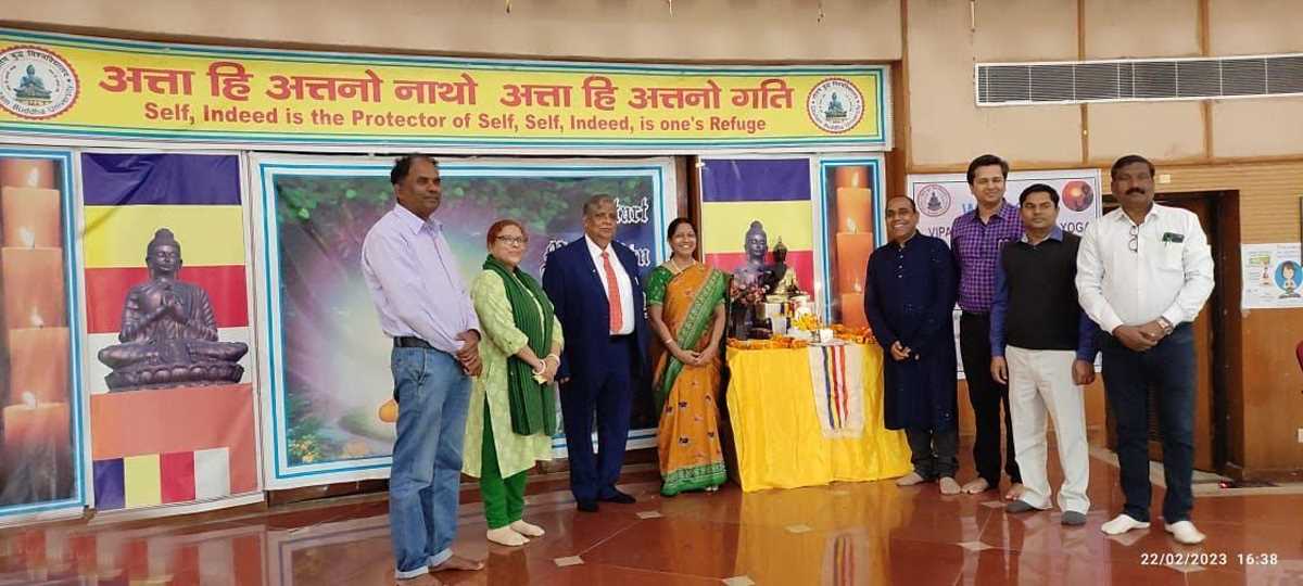 जीबीयू में पांच दिवसीय विपस्सना ध्यान योग कार्यक्रम का हुआ समापन